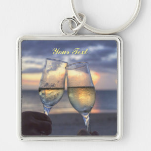 Toast-Premium Square Keychain