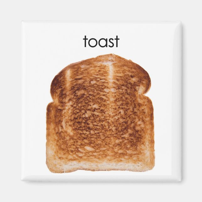 Toast Refrigerator Magnet (Front)