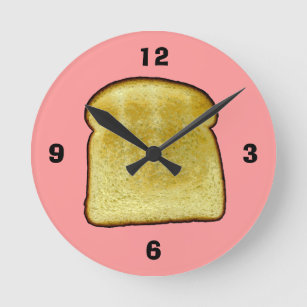 Toast Round Clock