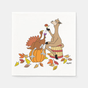 Toast Thanksgiving Napkin