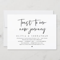 Toast To Our New Journey, Wedding Brunch