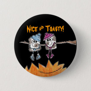 Toasted Marshmallows 2 Inch Round Button