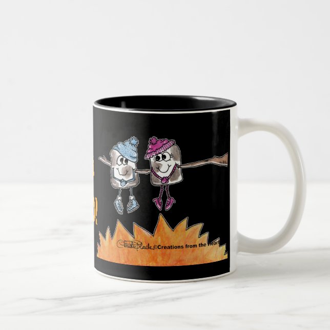 Toasted Marshmallows Two-Tone Coffee Mug (Right)