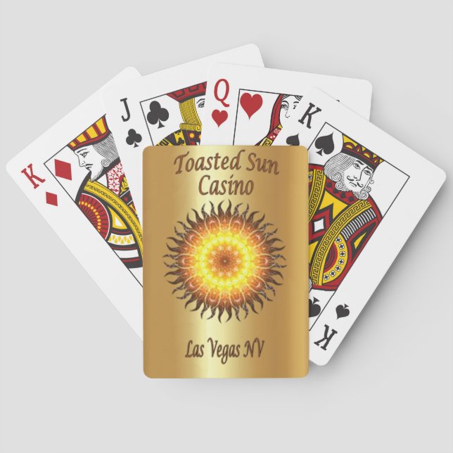 Toasted Sun Casino Las Vegas NV ~  Playing Cards (Back)