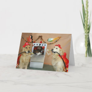 Toasted Thanksgiving Turkey Holiday Card