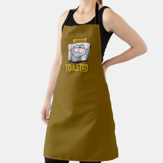 TOASTED Toaster Screwball Graphics Apron