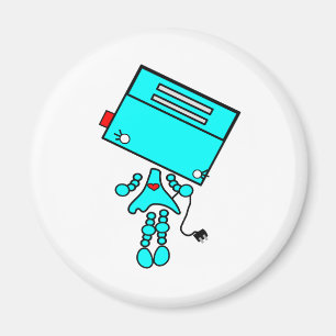 Toaster girl magnet