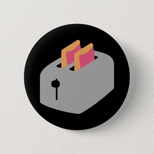 Toaster Pastries 2 Inch Round Button (Front)