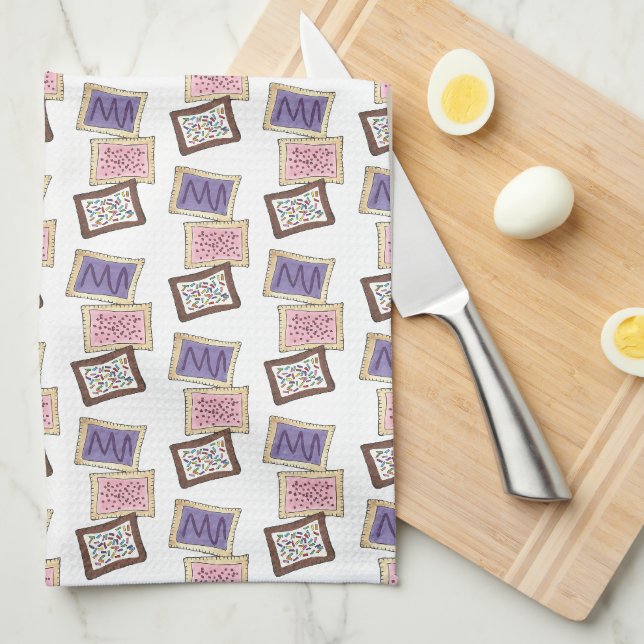 Toaster Pastries Breakfast Pastry Junk Food Foodie Kitchen Towel (Quarter Fold)