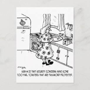 Toaster's Password Postcard
