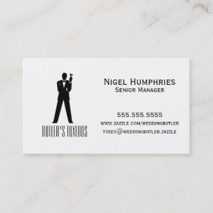 Toasting Gentleman Retail Business Card