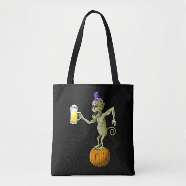 Toasting Party Ghoul Tote Bag (Front)