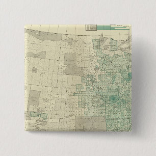 Tobacco 2 Inch Square Button