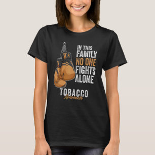 Tobacco Awareness Month Gloves Brown Ribbon T-Shirt