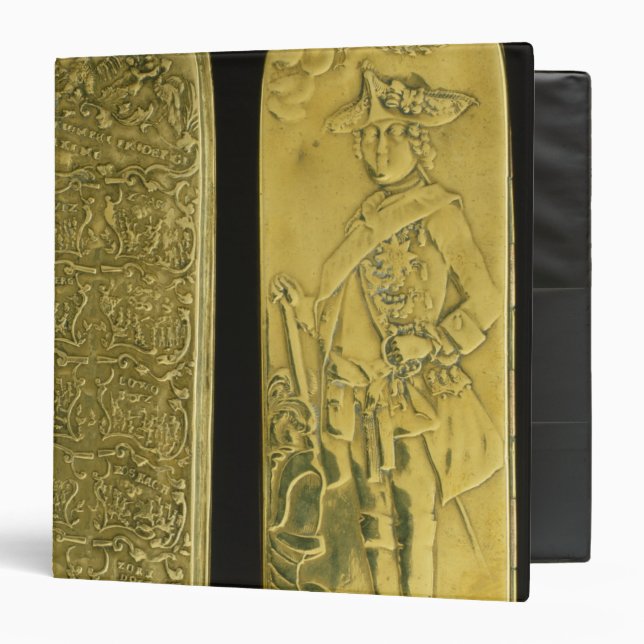Tobacco box depticting Frederick II Binder (Front/Inside)