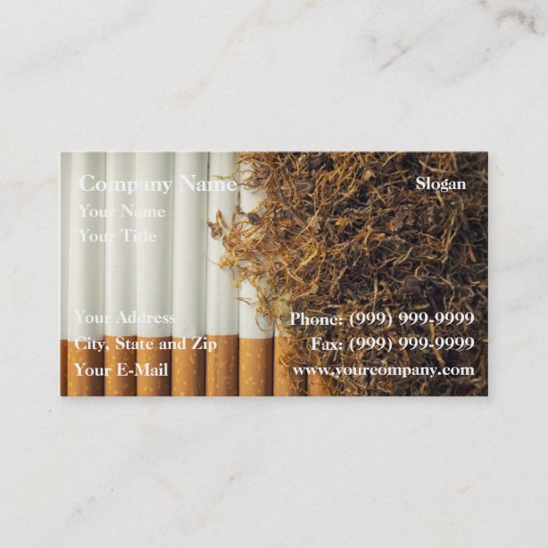 Cigarette Business Cards & Profile Cards Zazzle CA