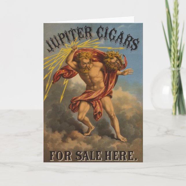 Tobacco Label, 1868. Card (Front)