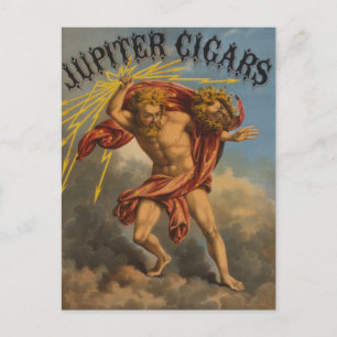 Tobacco Label, 1868. Postcard