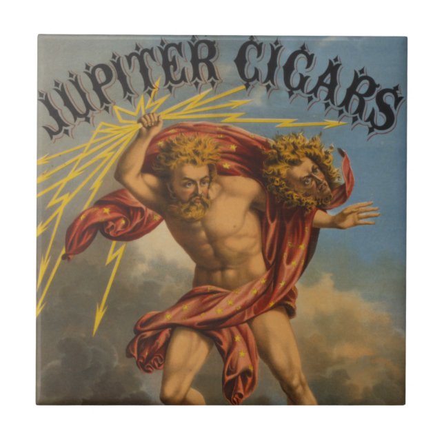 Tobacco Label, 1868. Tile (Front)