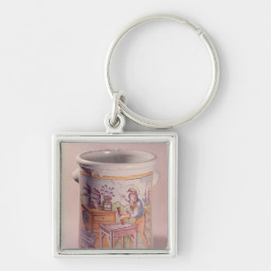 Tobacco pot depicting a tobacconist keychain