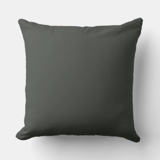 Tobacco Solid Color Throw Pillow