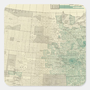 Tobacco Square Sticker