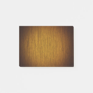 Tobacco Sunburst Grainy Wood Background Post-it Notes