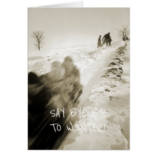 TOBAGGAN 1920 SPORTS D'HIVER SLEDDING FAMILY