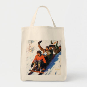 Tobagganing Tote Bag