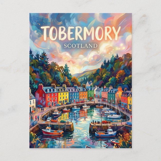 Tobermory Scotland Postcard (Front)
