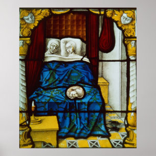 Tobias and Sarah in bed Poster