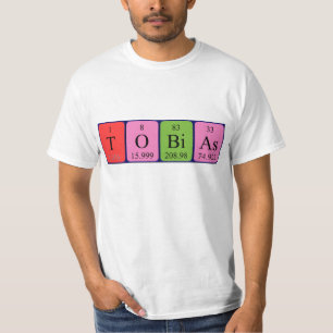 Tobias periodic table name shirt