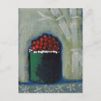 Tobiko Sushi Post Card by Campbell Jane
