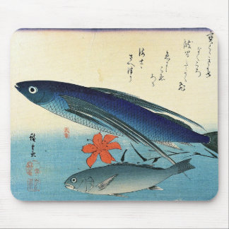 Tobiuo & Ishimochi - Colourful Japanese Fish Print Mouse Pad
