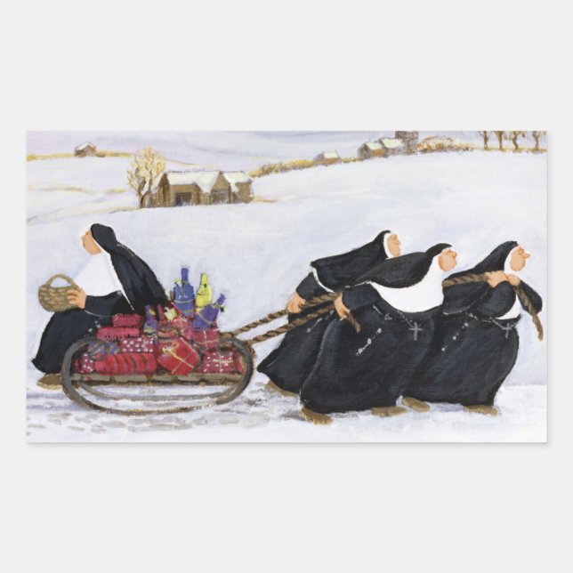 Tobogganing  2 sticker (Front)