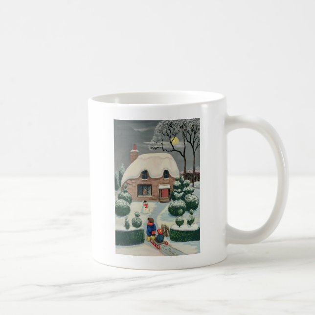 Tobogganing Coffee Mug (Right)
