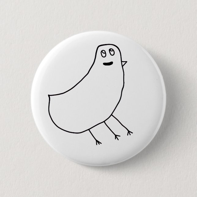 TOBS Duck 2 Inch Round Button (Front)