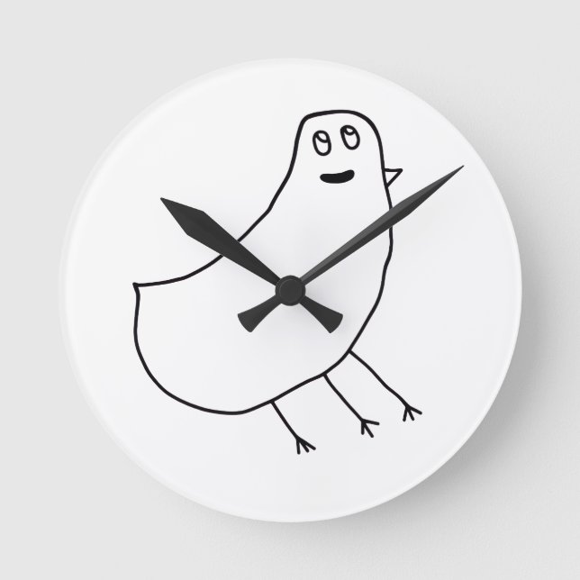 TOBS Duck Round Clock (Front)