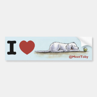 Toby Bumper Sticker