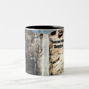 Toccoa Falls, Georgia Two-Tone Coffee Mug