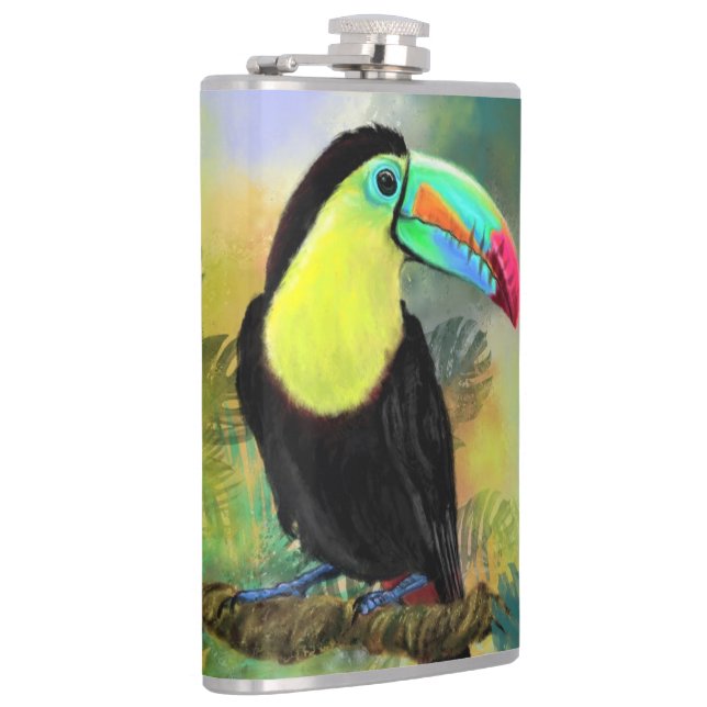 Toco Toucan Flask (Right)