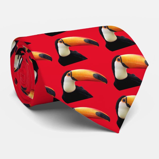 Toco Toucan Tie (Rolled)
