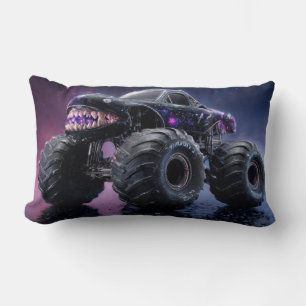 TOCOCLAWS Cosmic Crusher: Galaxy Nebula Monster  Lumbar Pillow