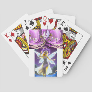 TOCOCLAWS Starlight Iridescent Fairy Fantasy Angel Playing Cards