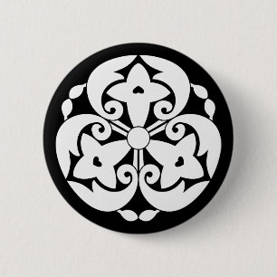 Toda forsythia 2 inch round button