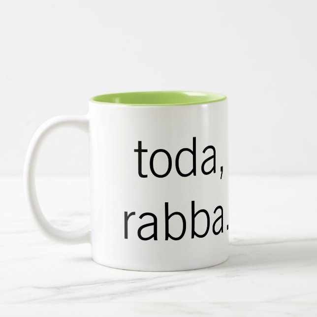 Toda, tasse de Rabba (Gauche)