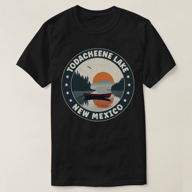 Todacheene Lake New Mexico Sunset T-Shirt (Design Front)