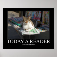Today a Reader Cat Artwork