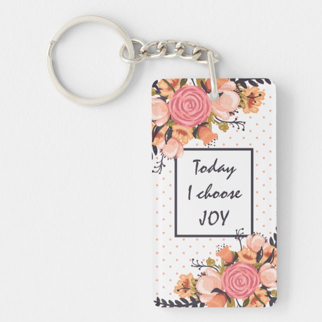Today I choose JOY Keychain (Front)