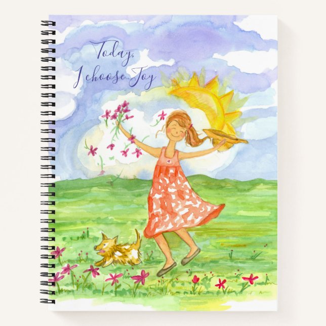 Today I Choose Joy Positive Gratitude Journal (Front)